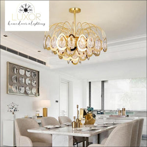 chandeliers Peacock Glass Chandelier - Luxor Home Decor & Lighting