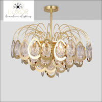 chandeliers Peacock Glass Chandelier - Luxor Home Decor & Lighting