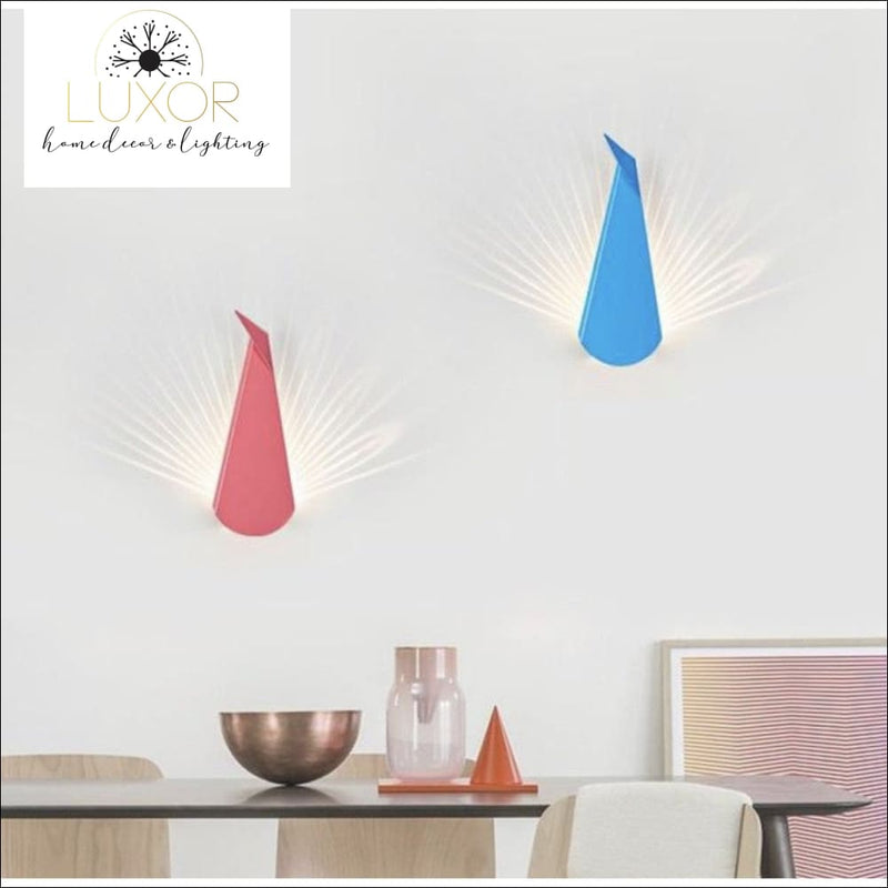 Wall lighting Peacock LED Wall Sconce - Luxor Home Decor & Lighting