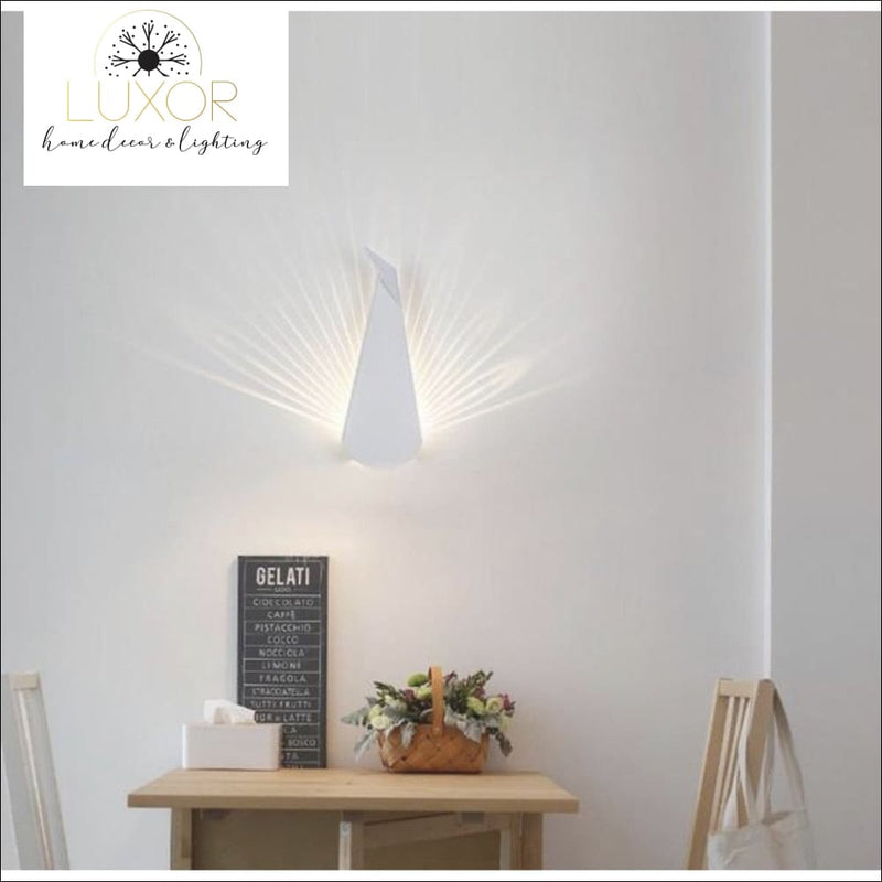 Wall lighting Peacock LED Wall Sconce - Luxor Home Decor & Lighting