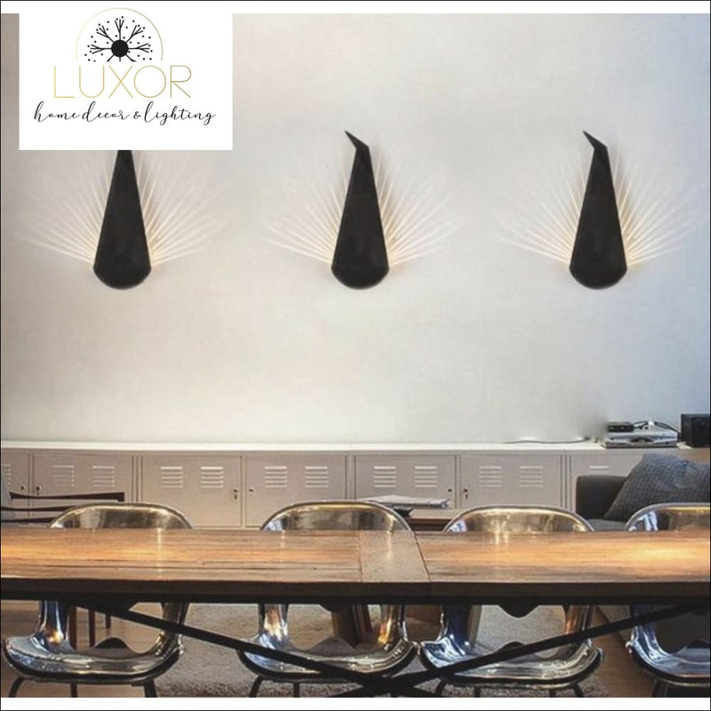 Wall lighting Peacock LED Wall Sconce - Luxor Home Decor & Lighting