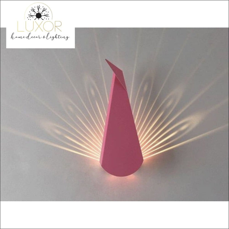 Wall lighting Peacock LED Wall Sconce - Luxor Home Decor & Lighting