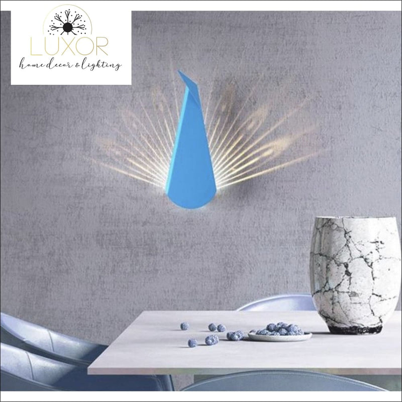 Wall lighting Peacock LED Wall Sconce - Luxor Home Decor & Lighting