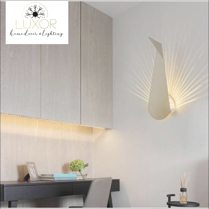 Wall lighting Peacock LED Wall Sconce - Luxor Home Decor & Lighting