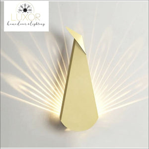 Wall lighting Peacock LED Wall Sconce - Luxor Home Decor & Lighting