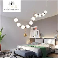 pendant lighting Pearl Necklace Post Modern Drop Lighting - Luxor Home Decor & Lighting