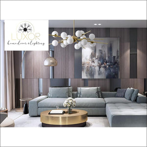chandeliers Pendula Glass Ball Modern Chandelier - Luxor Home Decor & Lighting