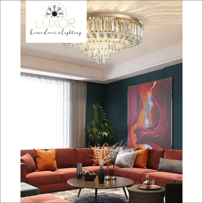 Peregrine Crystal Chandelier - chandelier