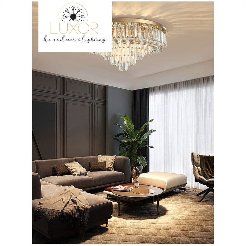 Peregrine Crystal Chandelier - chandelier