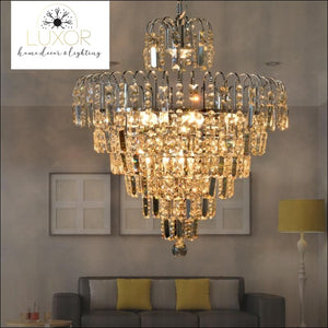 chandeliers Peri Crystal Lux Chandelier - Luxor Home Decor & Lighting