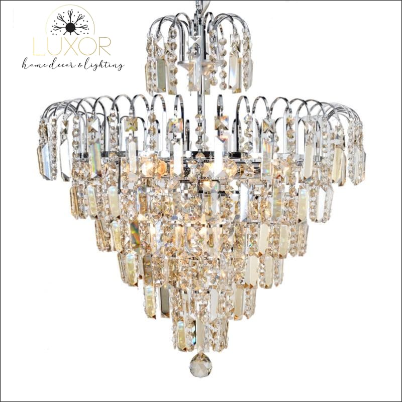 chandeliers Peri Crystal Lux Chandelier - Luxor Home Decor & Lighting