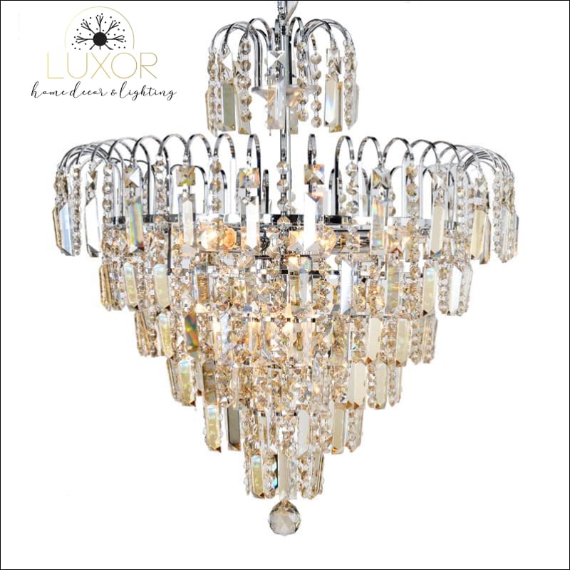 chandeliers Peri Crystal Lux Chandelier - Luxor Home Decor & Lighting