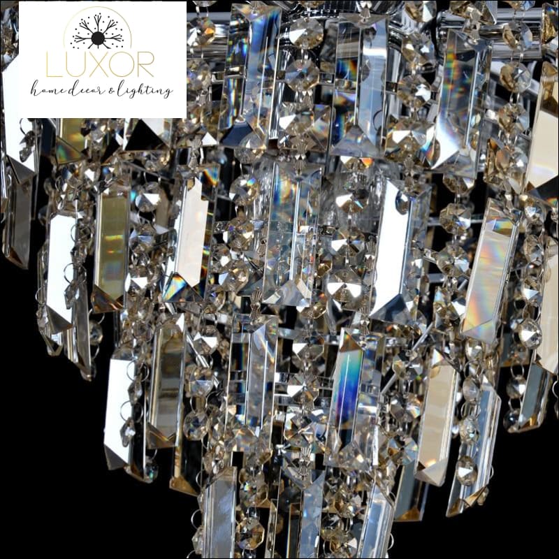chandeliers Peri Crystal Lux Chandelier - Luxor Home Decor & Lighting