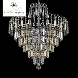 chandeliers Peri Crystal Lux Chandelier - Luxor Home Decor & Lighting