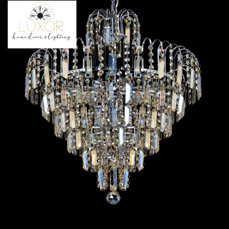 chandeliers Peri Crystal Lux Chandelier - Luxor Home Decor & Lighting