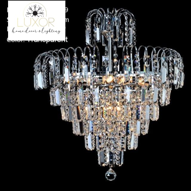 chandeliers Peri Crystal Lux Chandelier - Luxor Home Decor & Lighting