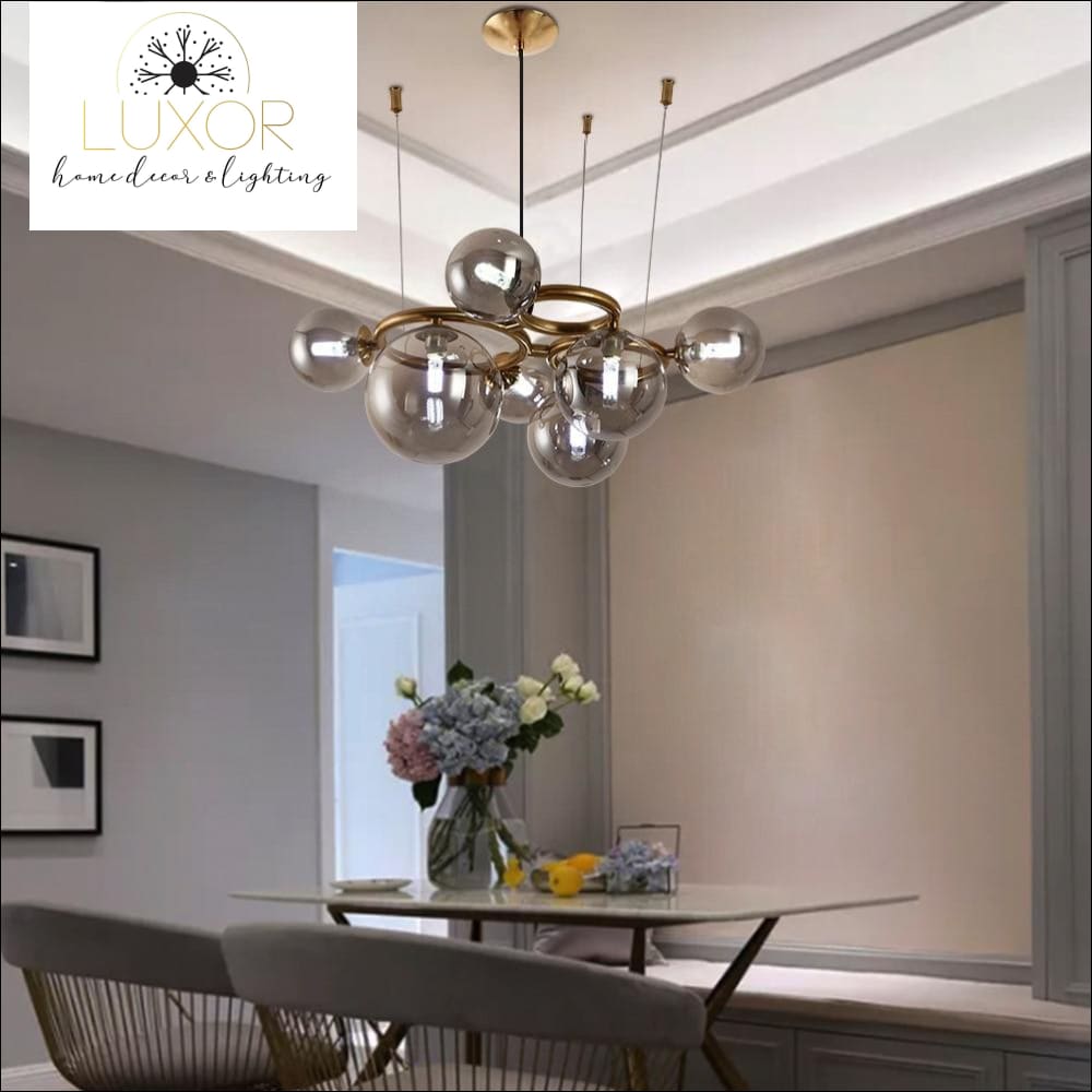 Pericone Glass Bubble Chandelier - chandelier