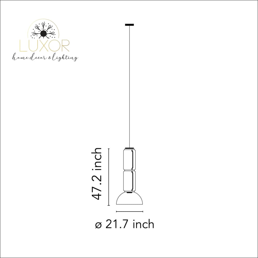 Petunia Cylinder Dome Collection - pendant lighting