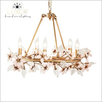 chandeliers Pink French Flower Chandelier - Luxor Home Decor & Lighting