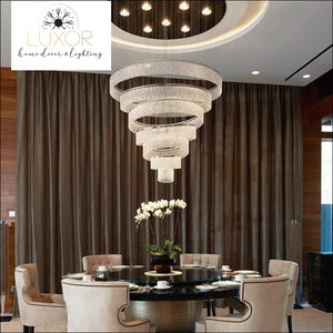 Pistorino Elegant Crystal Chandelier - chandeliers