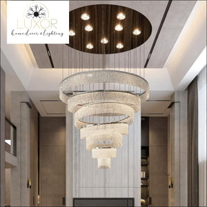 Pistorino Elegant Crystal Chandelier - chandeliers