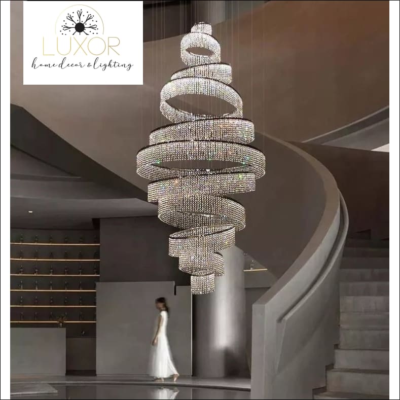 Pistorino Elegant Crystal Chandelier - chandeliers