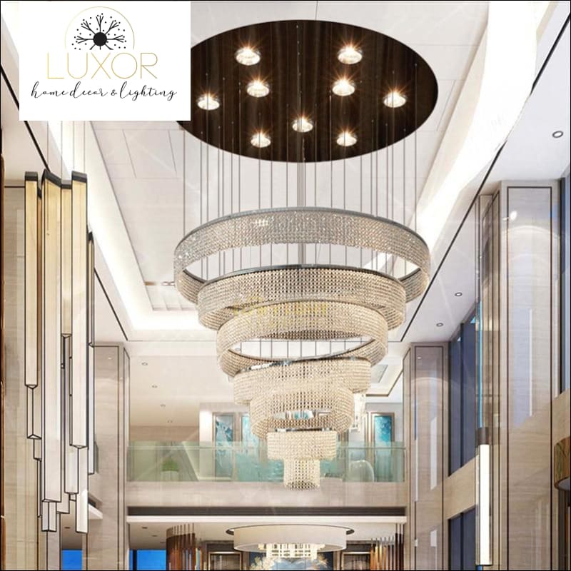 Pistorino Elegant Crystal Chandelier - chandeliers