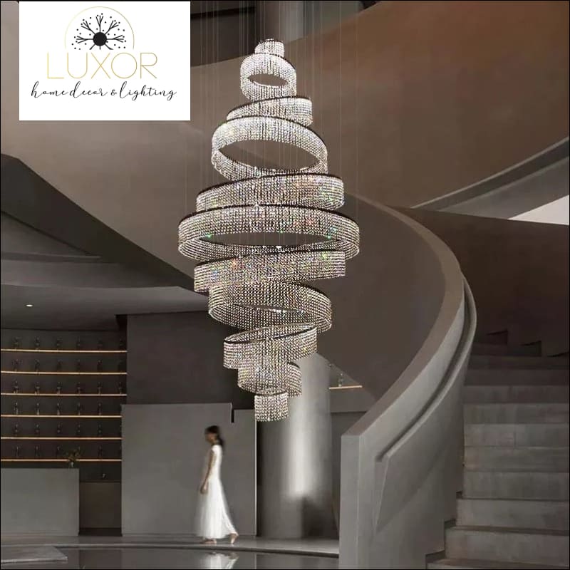 Pistorino Elegant Crystal Chandelier - chandeliers