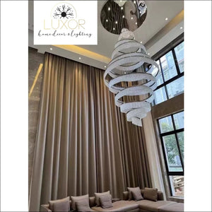 Pistorino Elegant Crystal Chandelier - chandeliers
