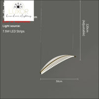 Pokinis Feather Modern Spiral Chandelier - Dia50 H120cm / Dimmable warm light - chandeliers