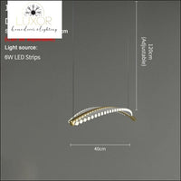 Pokinis Feather Modern Spiral Chandelier - Dia40 H120cm / Dimmable cool light - chandeliers
