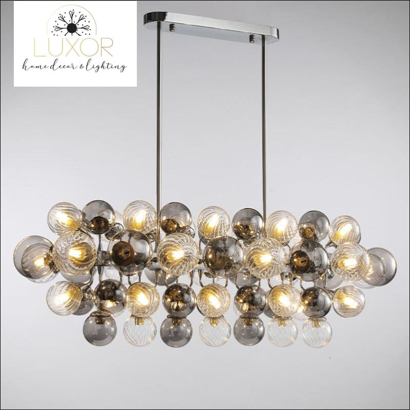 Poland Smokey Gray Chandelier - chandelier