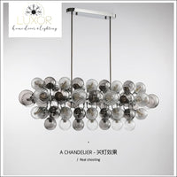 Poland Smokey Gray Chandelier - chandelier