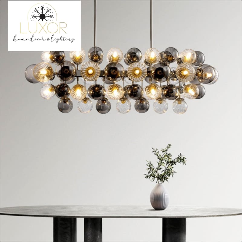 Poland Smokey Gray Chandelier - chandelier