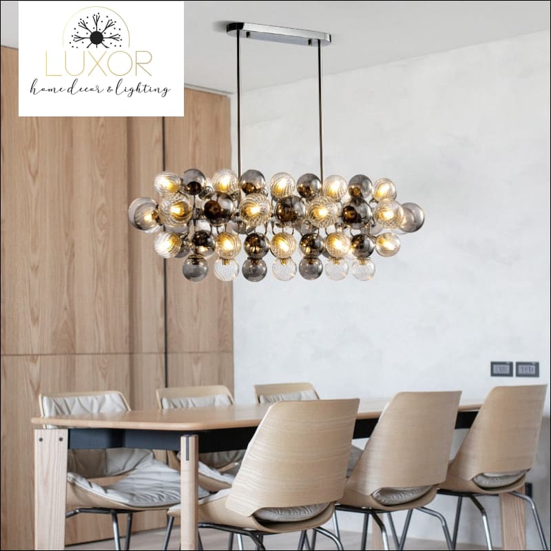 Poland Smokey Gray Chandelier - chandelier