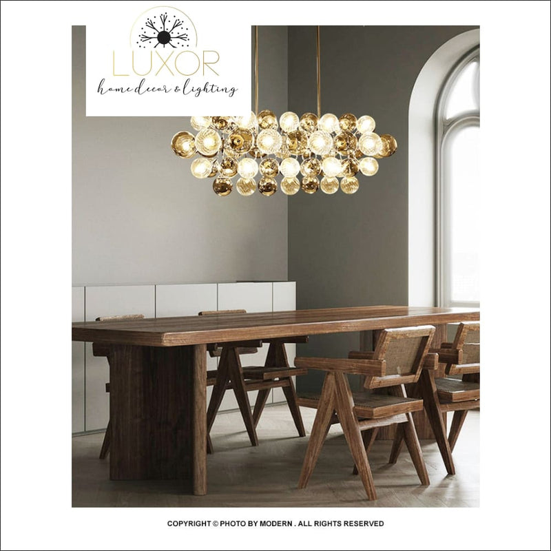 Poland Smokey Gray Chandelier - chandelier