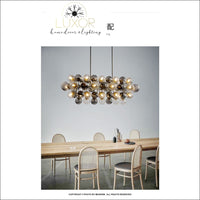 Poland Smokey Gray Chandelier - chandelier