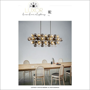 Poland Smokey Gray Chandelier - chandelier