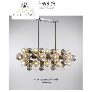 Poland Smokey Gray Chandelier - chandelier