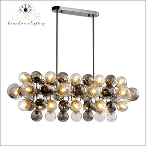 Poland Smokey Gray Chandelier - chandelier