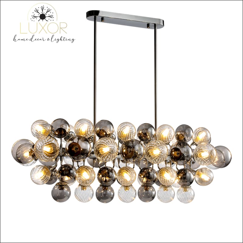 Poland Smokey Gray Chandelier - chandelier