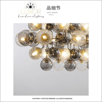 Poland Smokey Gray Chandelier - chandelier