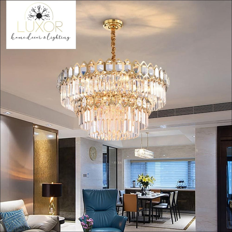chandeliers Politano Crystal Chandelier - Luxor Home Decor & Lighting