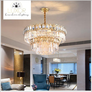 chandeliers Politano Crystal Chandelier - Luxor Home Decor & Lighting