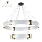 chandeliers Post Modern Circular Chandelier - Luxor Home Decor & Lighting