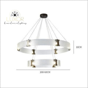 chandeliers Post Modern Circular Chandelier - Luxor Home Decor & Lighting