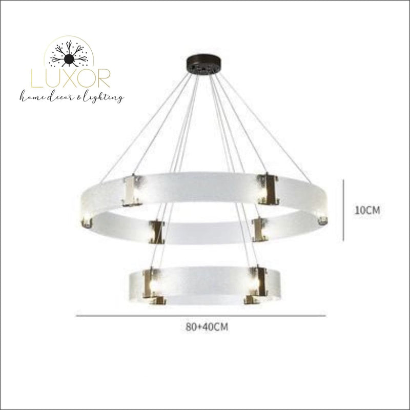 chandeliers Post Modern Circular Chandelier - Luxor Home Decor & Lighting