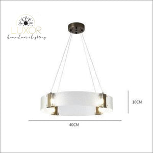 chandeliers Post Modern Circular Chandelier - Luxor Home Decor & Lighting