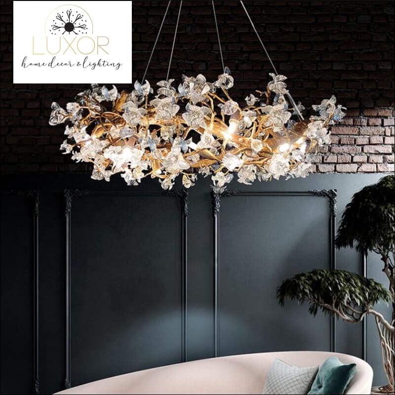 Prilus Crystal Modern Chandelier - chandelier