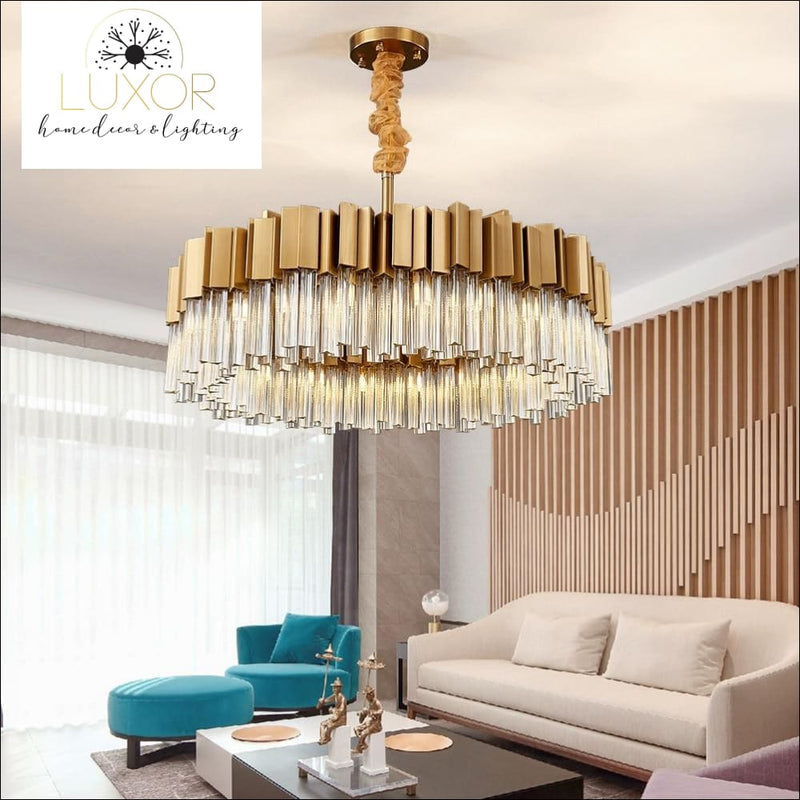 chandeliers Progree Crystal Chandelier - Luxor Home Decor & Lighting